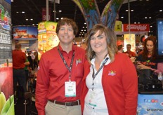 Kevin Steiner and Kaci Komstadius with Sage Fruit.